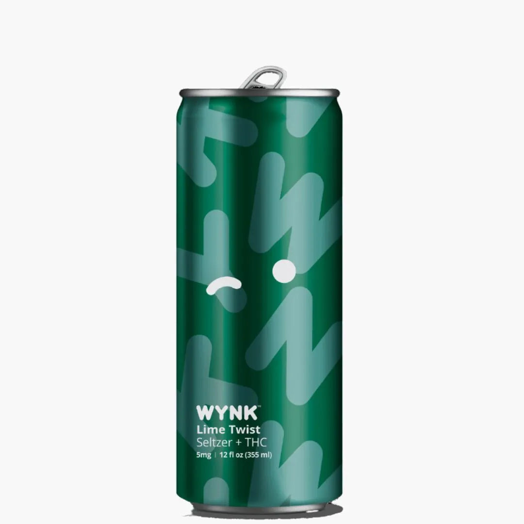 WYNK Infused Lime Twist Seltzer - front can