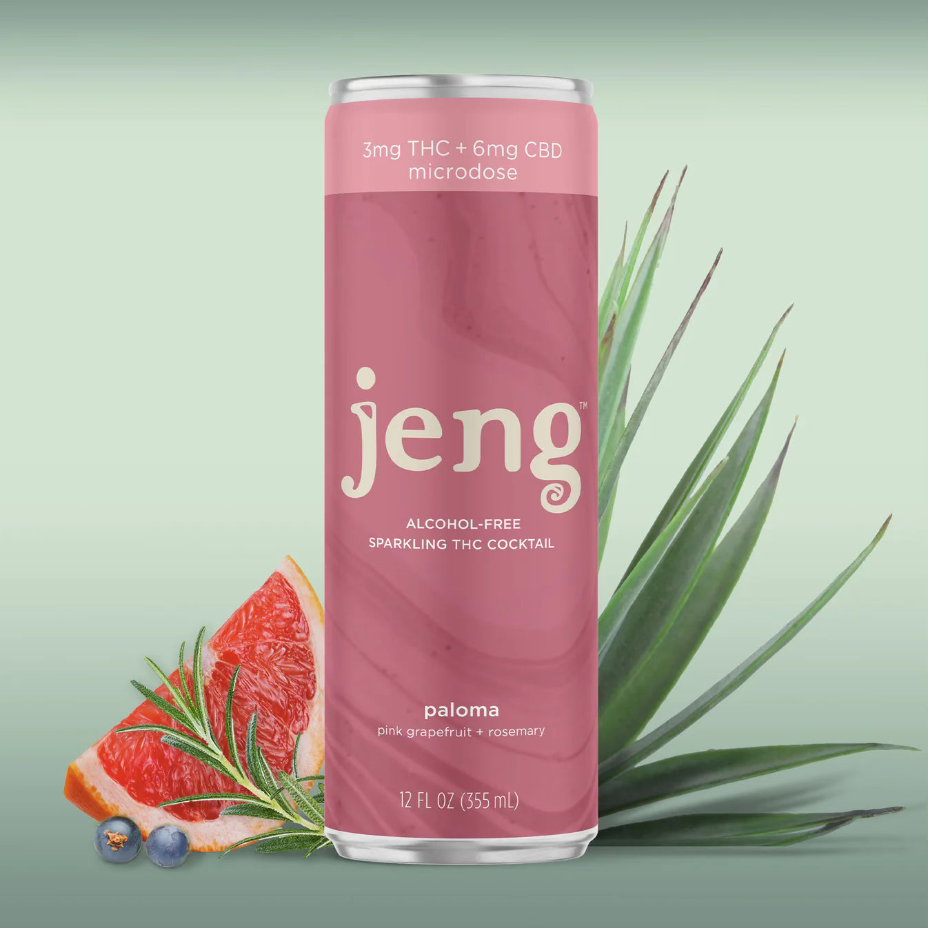 Jeng Infused Paloma - Plant-Based Curated Beverages with 6mg CBD - Slyde Wellness