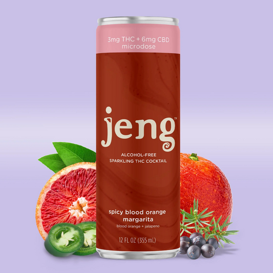 Jeng Infused Spicy Blood Orange Margarita - Plant based Beverages for Margarita Lovers - Slyde Wellness